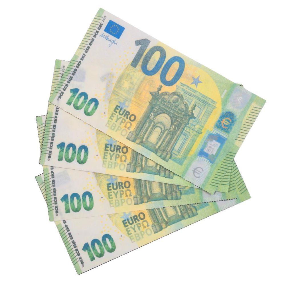 Notas Papel Flash 100 euros, 10 unid. Notas Papel Flash 100 euros, 10 unid.