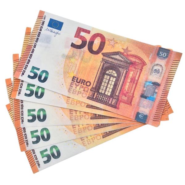 Notas Papel Flash 50 euros, 10 unid.