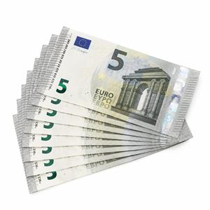 Notas papel flash 5 euros, 10 unid.