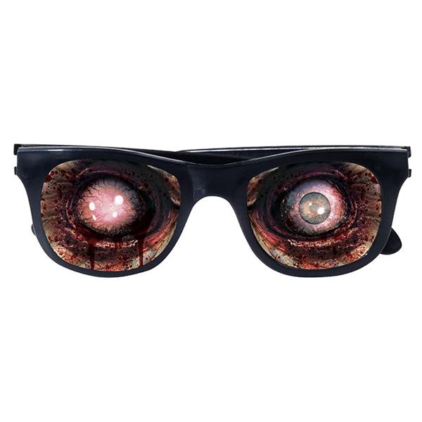 Óculos com Olhos de Zombie Macabro
