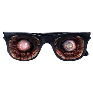 Óculos com Olhos de Zombie Macabro