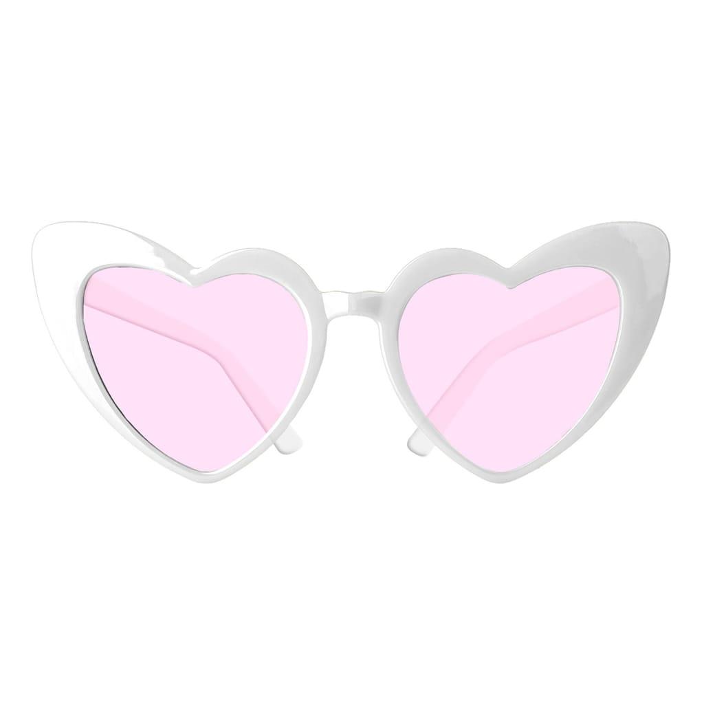 Óculos Coração Branco