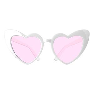 Óculos Coração Branco