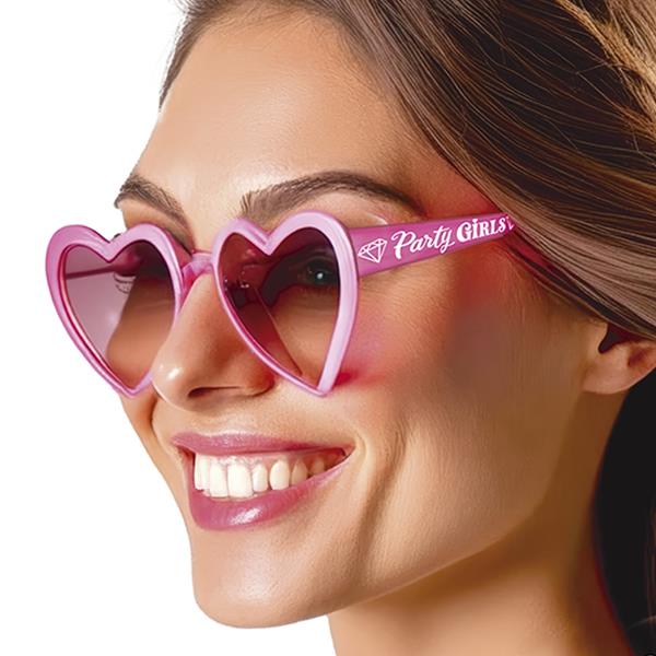 Óculos Coração Rosa Party Girls