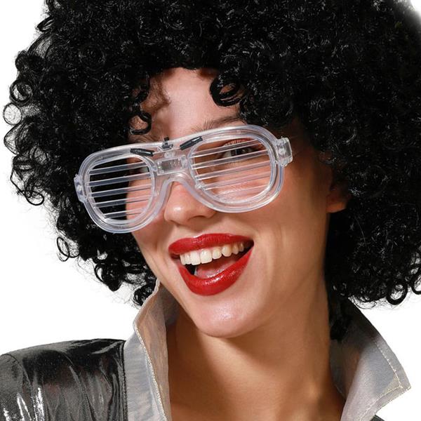 Óculos de Grade com Luz Led Branca