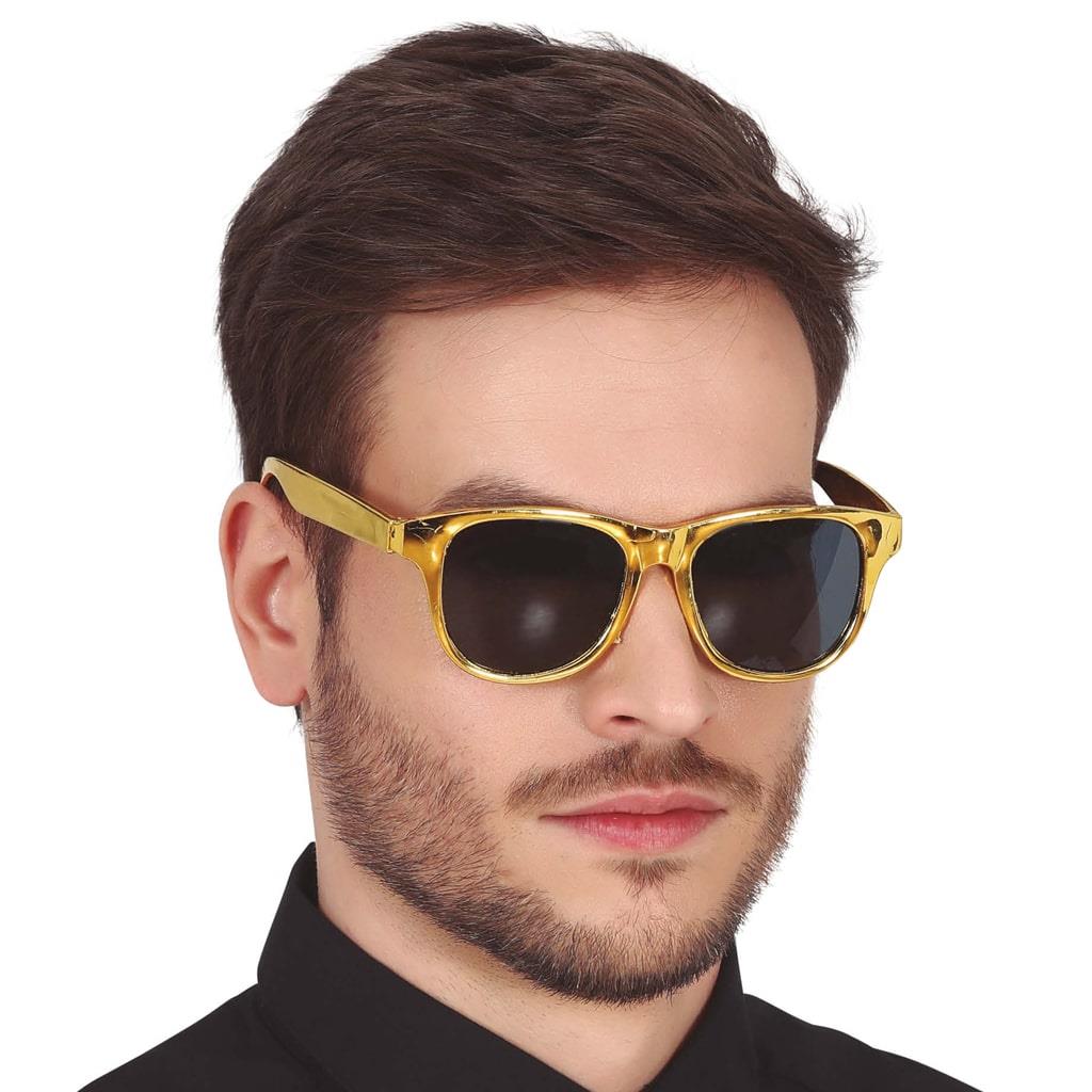 Óculos de Sol Dourados
