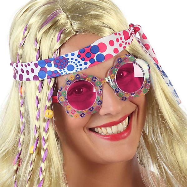 Óculos Hippie Floridos