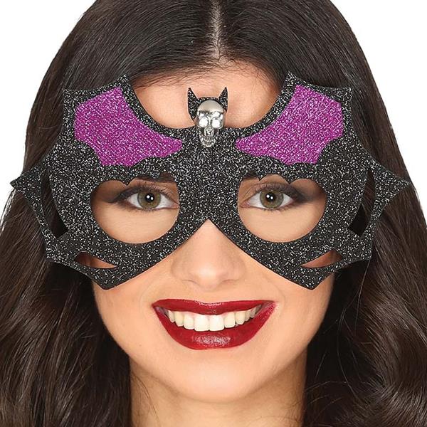 Óculos Morcego com Glitter