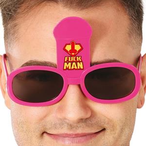 Óculos Pénis Rosa Fuckman