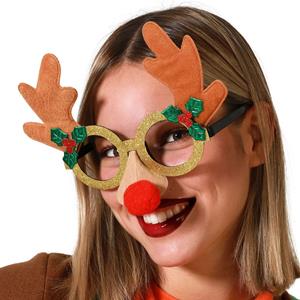 Óculos Rena Engraçada