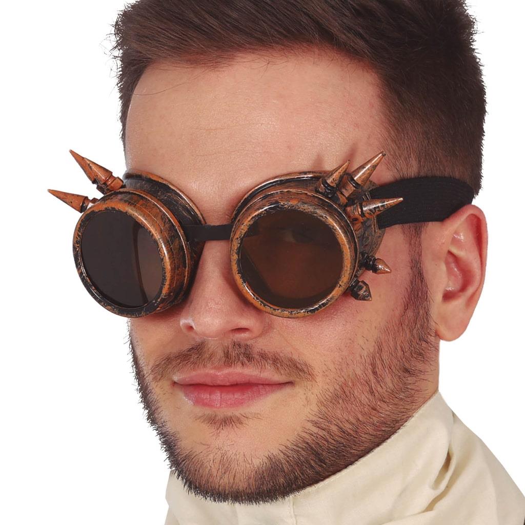 Óculos Steampunk com Picos