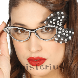 Óculos Vintage com Laço