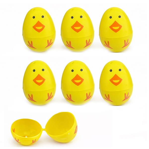 Ovos Pintainhos da Páscoa Decorativos, 6 unid.