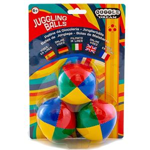 Pack 3 Bolas Malabarismo Multicolor Juggle Dream Thuds,120 gr.