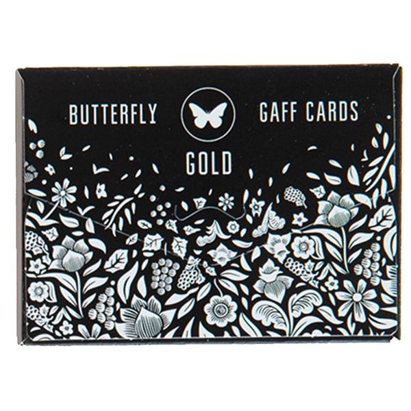 Pack Gaff para Baralho de Cartas Marcado Butterfly Preto e Dourado