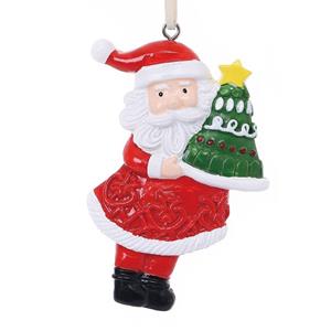 Pai Natal Decorativo para Pendurar, 7 cm