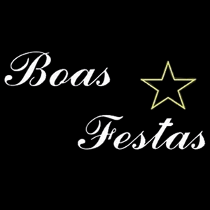 Painel Boas Festas Cordão Led Grande