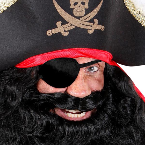 Pala Pirata Rígida em Tecido