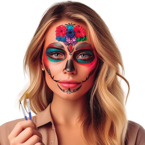 Paleta 12 Cores com Pincéis