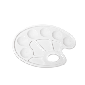 Paleta Branca de Pintor