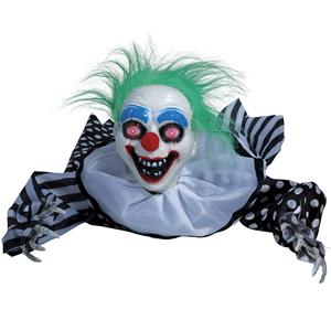 Palhaço Rastejante do Terror com Luz, Som e Movimento, 65 cm