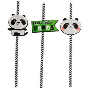 Palhinhas Panda Risonho, 12 unid.