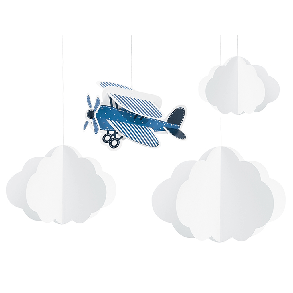 Pêndulos Nuvens e Avião, 4 Unid.