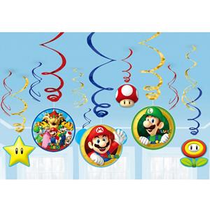 Pêndulos Super Mario Bros, 12 unid.