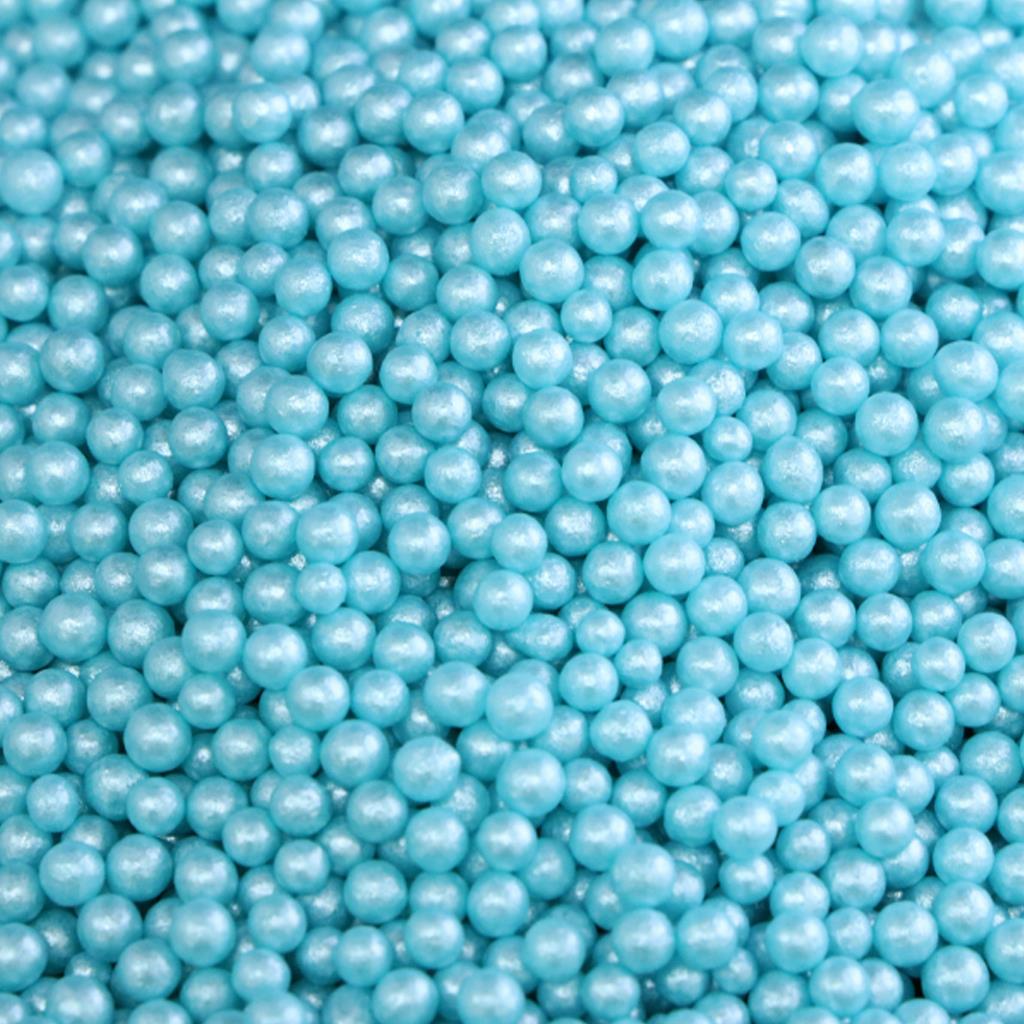 Pérolas Pequenas Azul Claro, 75 gr.