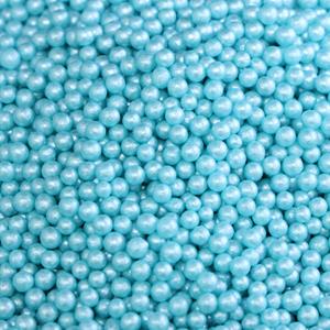 Pérolas Pequenas Azul Claro, 75 gr.