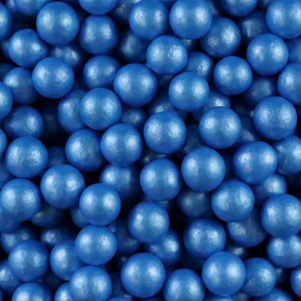 Pérolas Grandes Azul Escuro, 70 gr.