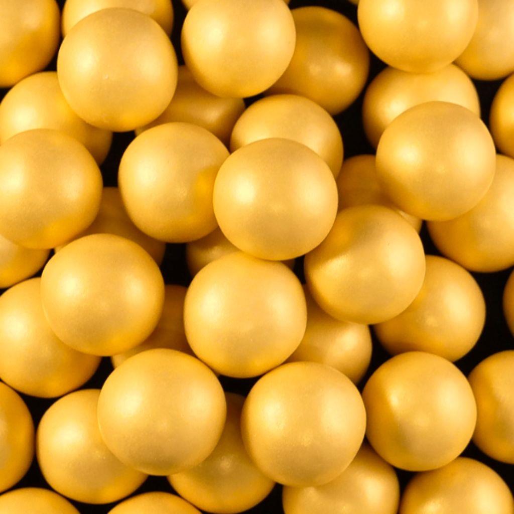 Pérolas Crocantes Dourado, 100 gr.