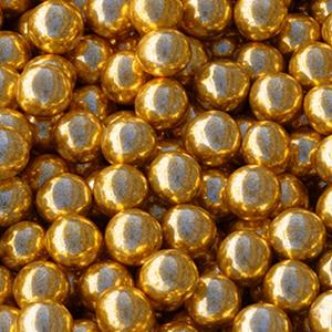 Pérolas Crocantes Dourado Vintage, 100 gr.