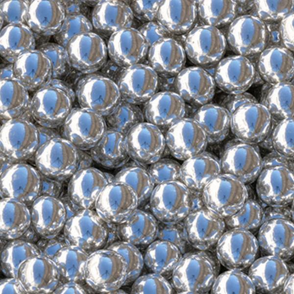 Pérolas Crocantes Prata, 100 gr.