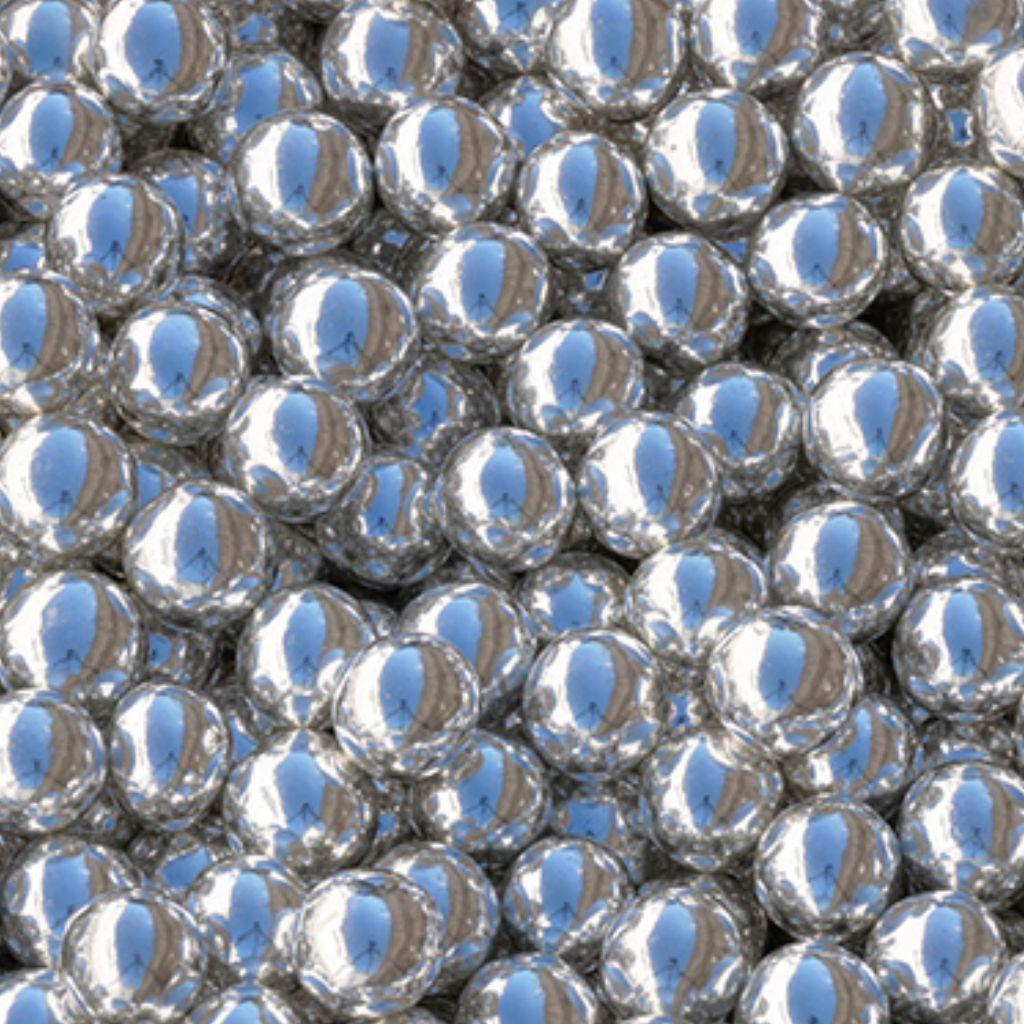 Pérolas Crocantes Prata, 100 gr.