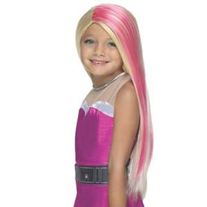 Peruca Barbie Super Sparkle, Criança