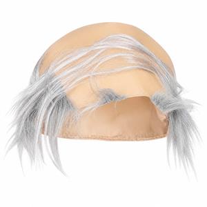 Peruca Calva com Cabelo e Sobrancelhas Grisalho Peruca Calva com Cabelo e Sobrancelhas Grisalho