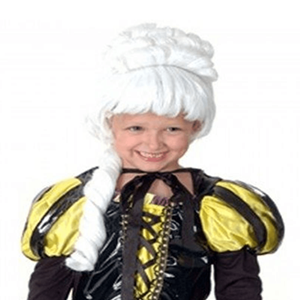 Peruca Dama Antiga Criança