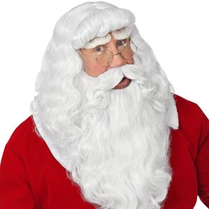 Peruca e Barba Pai Natal Tradicional