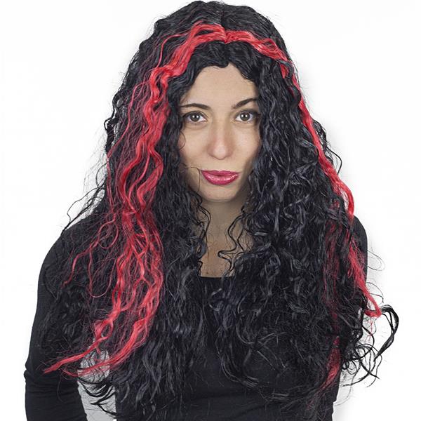 Peruca Gótica com Madeixas