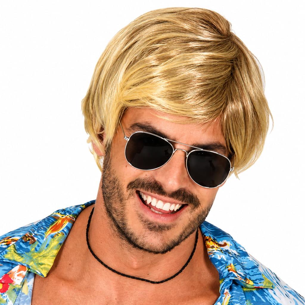 Peruca Loira de Homem Surfista Peruca Loira de Homem Surfista