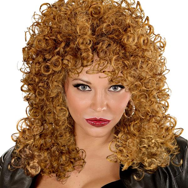 Peruca Loira Encaracolada Disco