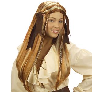 Peruca Pirata com Madeixas e Tranças