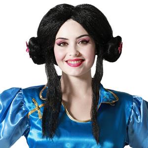 Peruca Princesa Oriental Preta