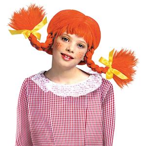 Peruca Ruiva com Tranças, Criança