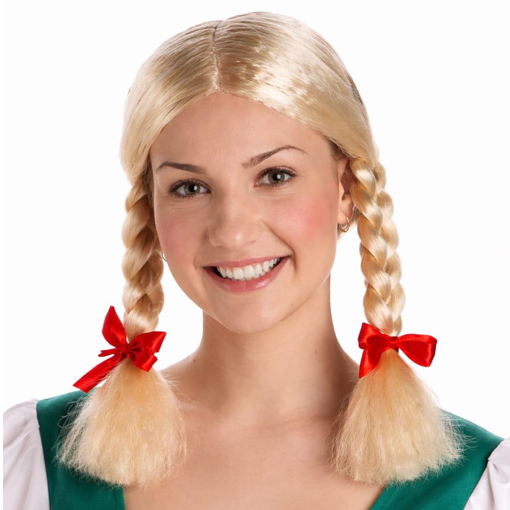 Peruca Tranças Tirolesa