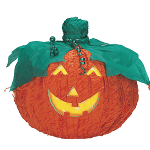 Pinhata Abóbora Halloween Sorridente