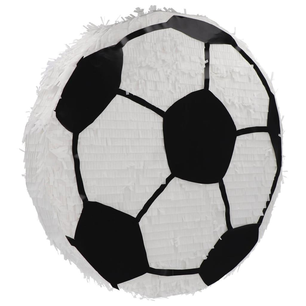 Pinhata Bola de Futebol Preta e Branca