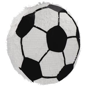Pinhata Bola de Futebol Preta e Branca