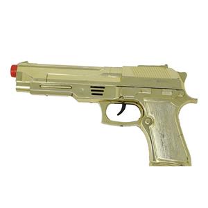 Pistola Gangster Dourada com Som Pistola Gangster Dourada com Som